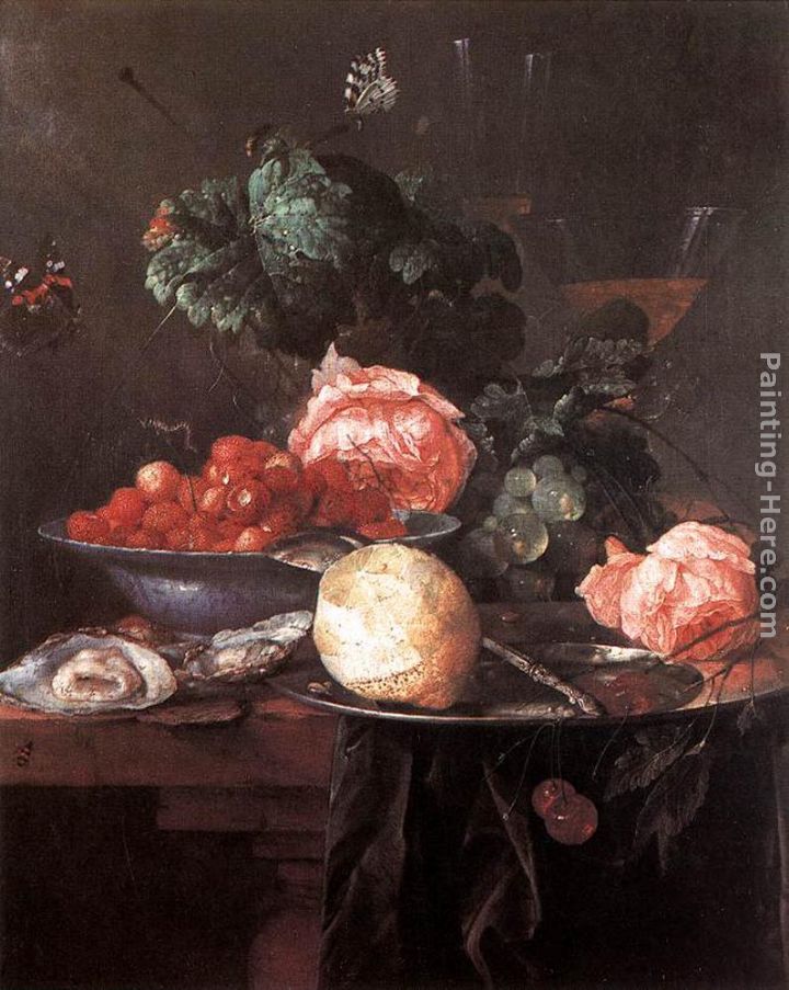 Still-life with Fruits painting - Jan Davidsz de Heem Still-life with Fruits art painting